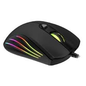 GameNote MS1002 Kablolu RGB Gaming Mouse SiyahUSB/Ayarlanabilr RGB ışıklı/DPI,1.62m kablo boyu