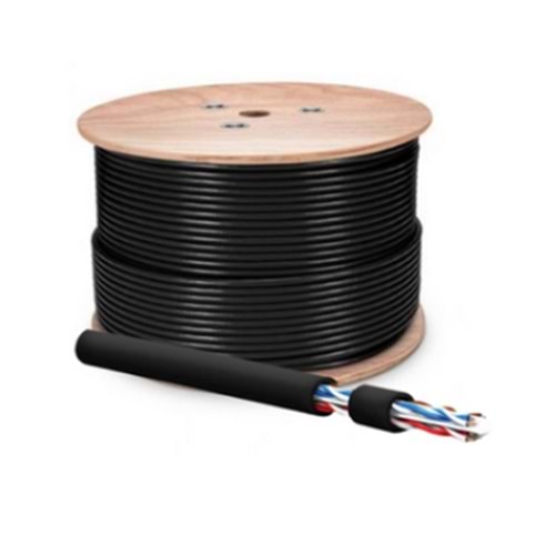 MJVISION SFTP DIŞ ORTAM CAT6 SİYAH 305mt 23AWG