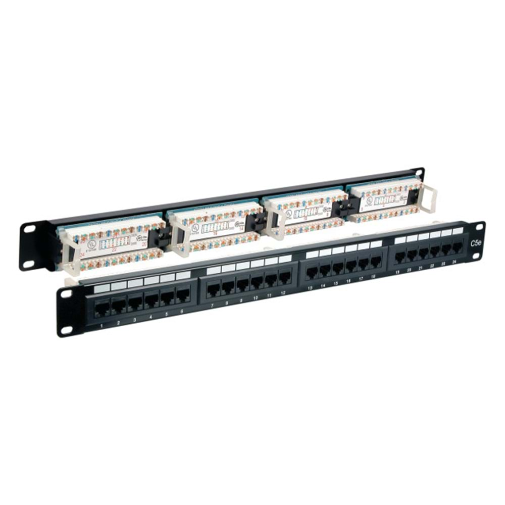 24 PORT CAT6 PATCH PANEL ECO DOLU