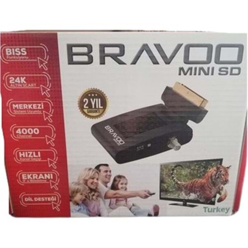 BRAVOO MİNİ SCART UYDU ALICISI