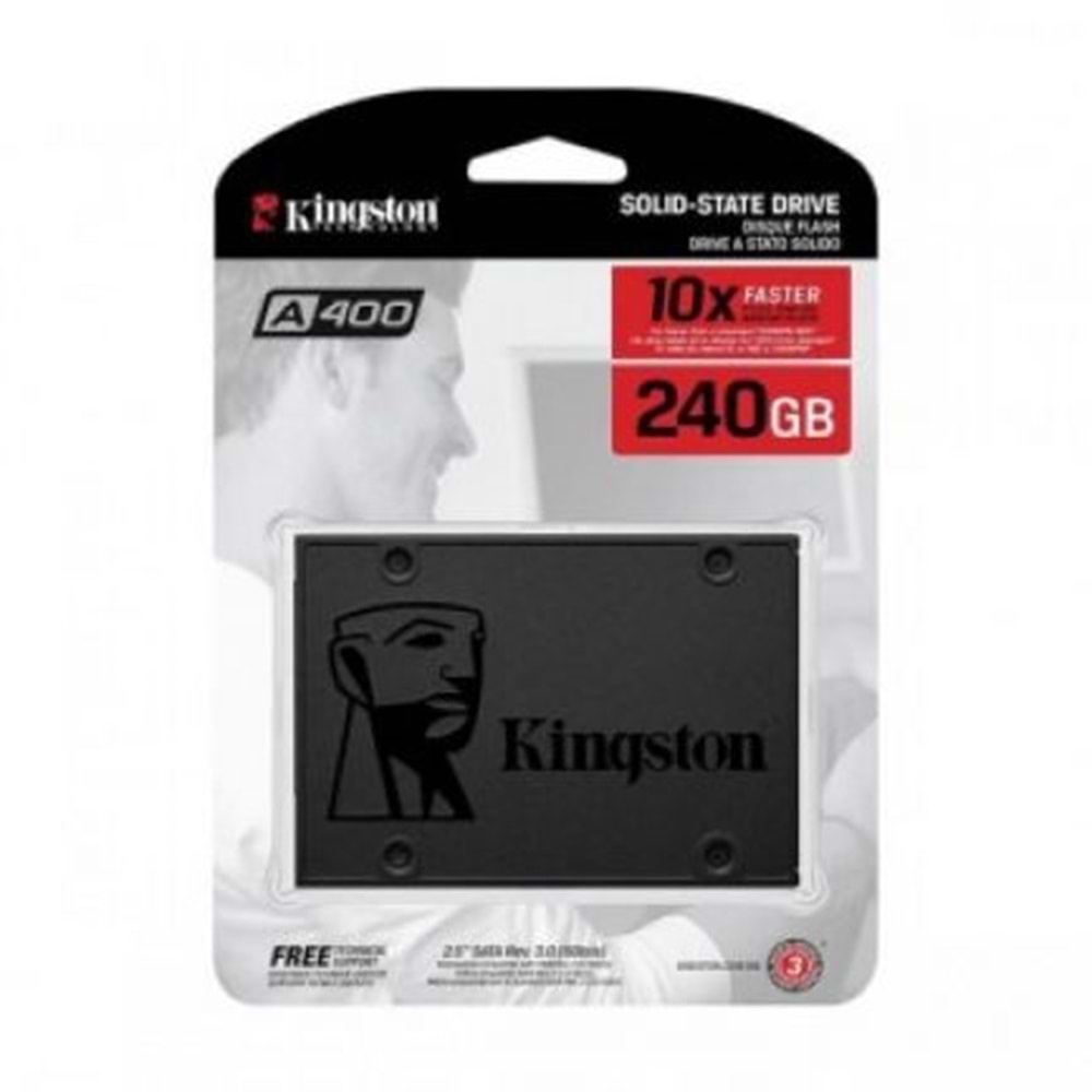 240 GB SSD KINGSTON A400 500/350MBs SSA400S37/240G