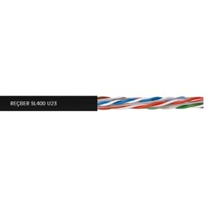 REÇBER DIŞ ORTAM CAT6 KABLO - SL400 U23 POLİETİLEN CAT6 U/UTP 4x2x23AWG (500 Metre)