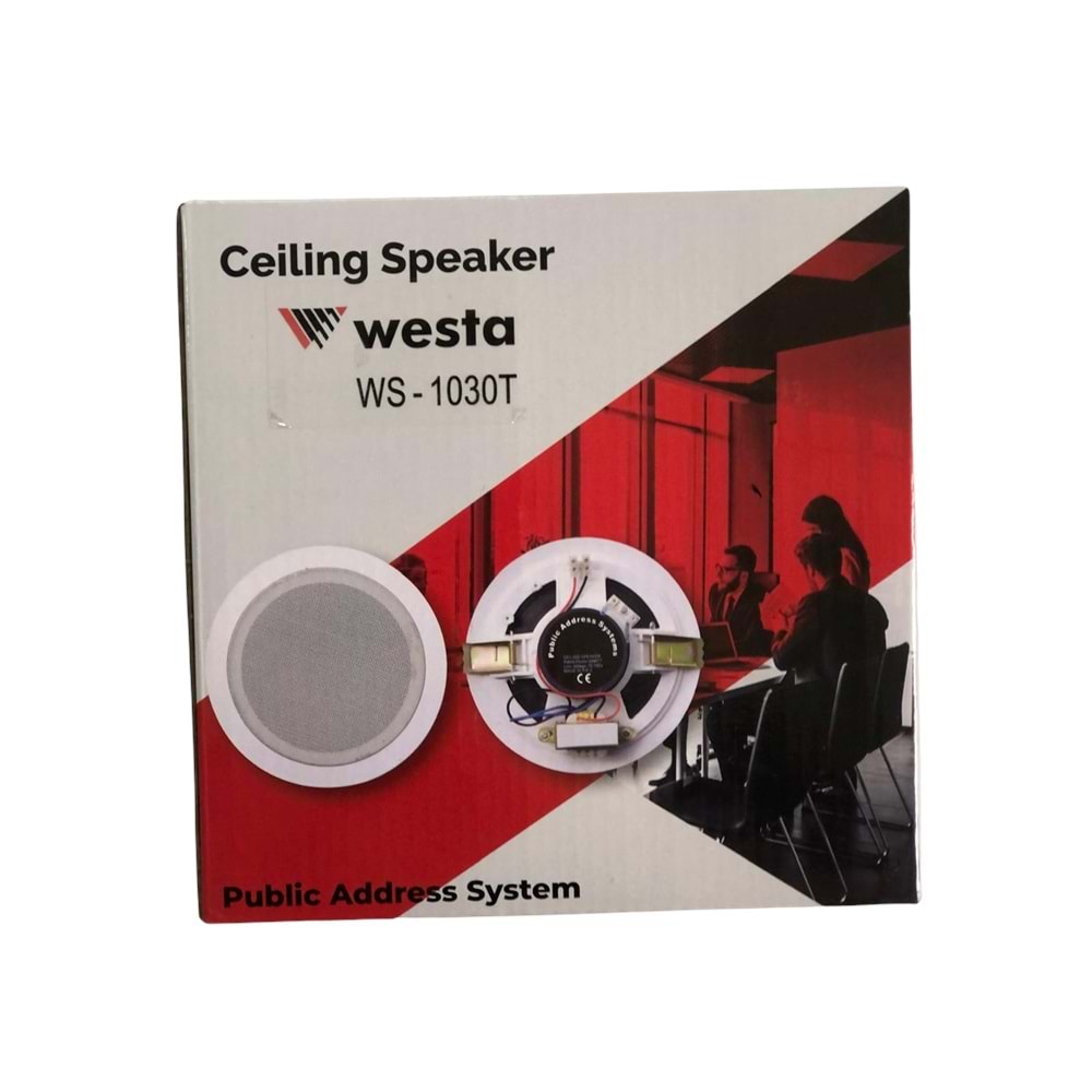 WESTA WS-1030T 13cm 70-100V TAVAN TİPİ HOPARLÖR