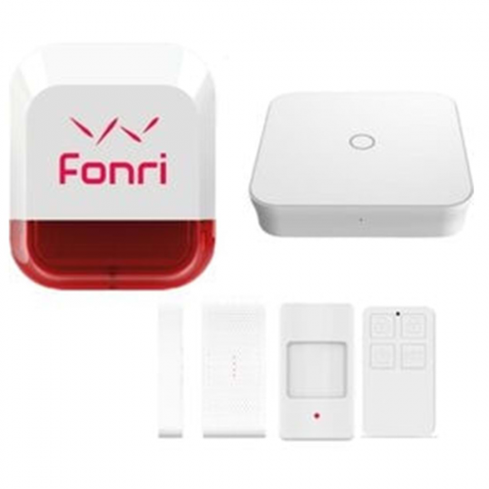 FONRI 2G SET (PANEL HARİCİ SİREN 1MK 1PIR 1KUMANDA)