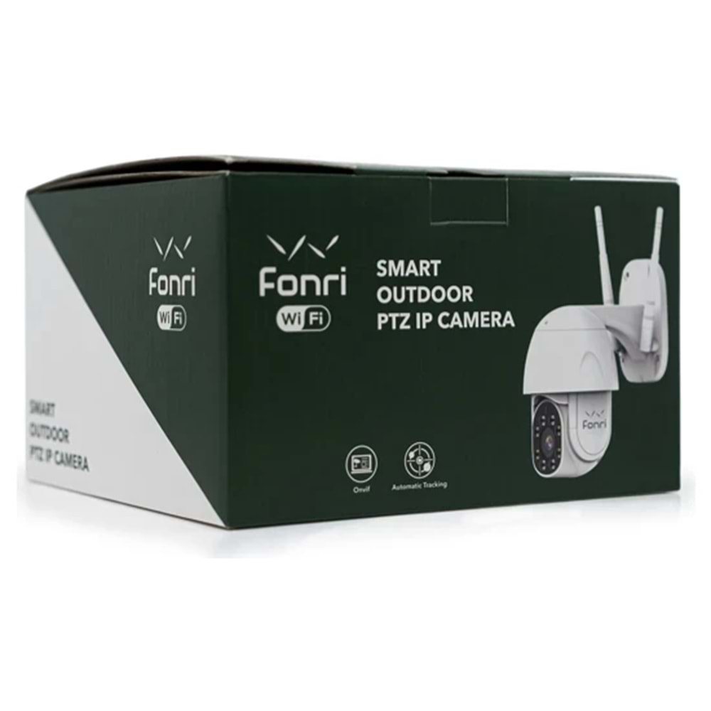 FONRI TV-9825A 2MP 4x Digital ZOOM PAN/TILT 15mt IR Wi-Fi SPEED DOME IP KAMERA