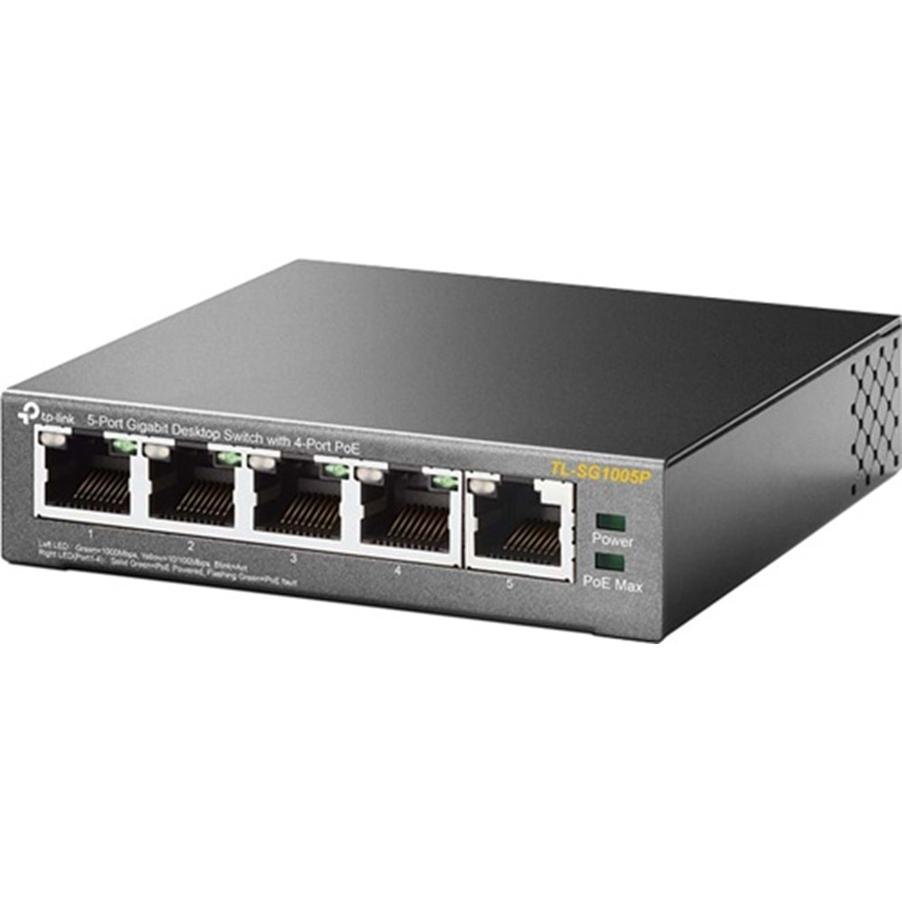 TP-LINK TL-SG1005P 4 Port Gigabit(PoE)+1 Port Gigabit SWITCH