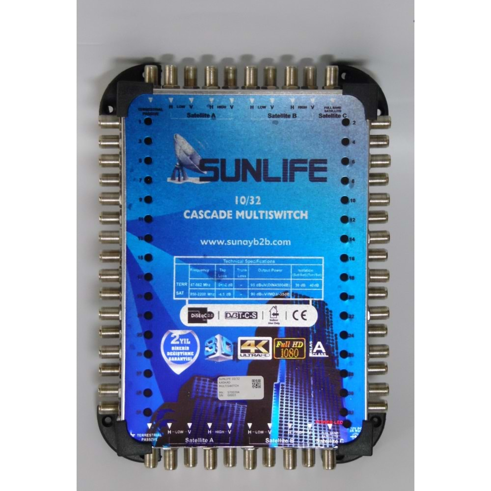 SUNLIFE 10/32 KASKAD MULTISWITCH