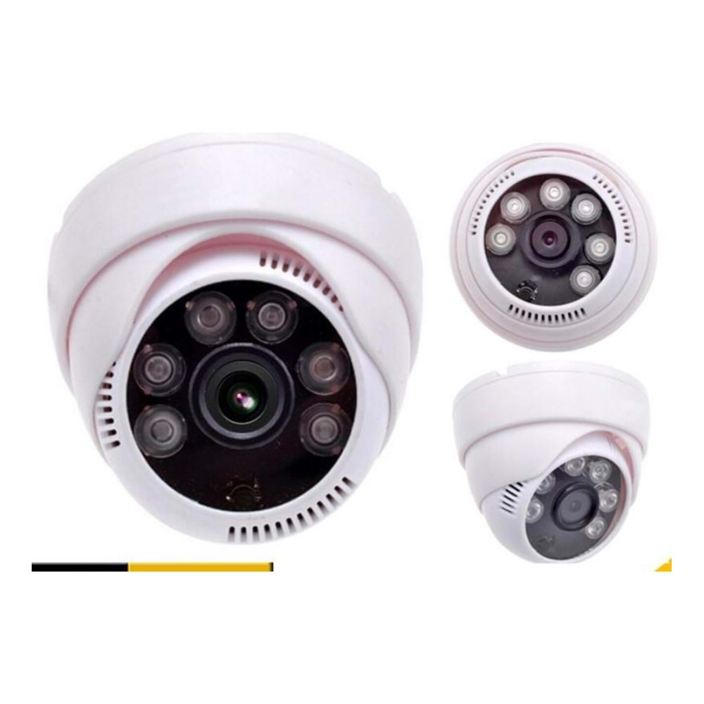 S-GUARD SG-110 IPCWS+ 4MP 3.6mm 6 ATOM IR LED H265+ 15-25mt IR DOME IP KAMERA