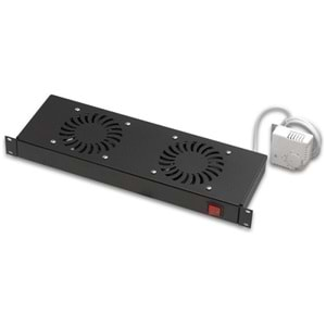 AGER DİKİLİ TİP TERMOSTATLI FAN 2 FAN MODLU 9005 (SİYAH)