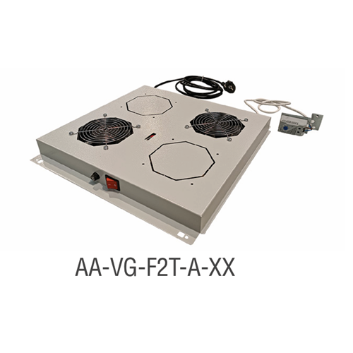 AGER DİKİLİ TİP TERMOSTATLI FAN 2 FAN MODLU 9005 (SİYAH)
