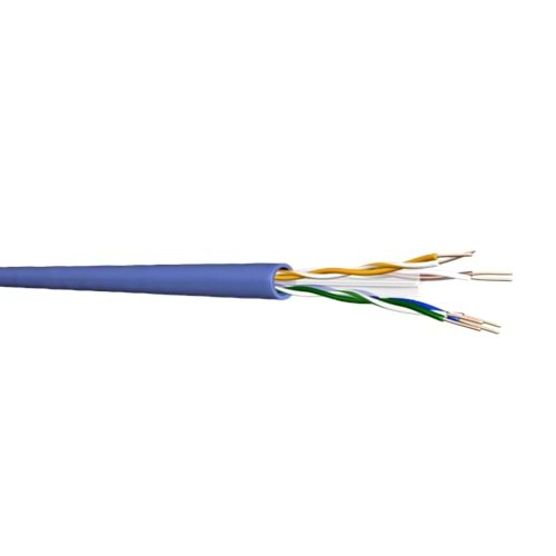 NEXANS U/UTP LSZH 4 PR 23AWG CAT6 FULL BAKIR 500mt (MAVİ)