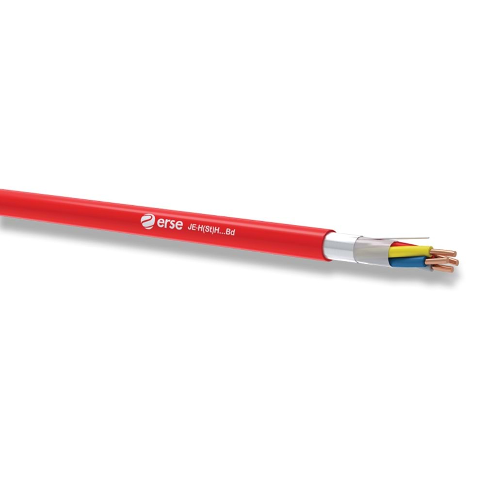 ERSE JE-H(St) P...Bd 2x2x0.8+0.8mm FULL BAKIR YANGIN KABLOSU (500 Metre)