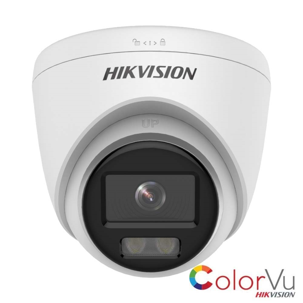 HIKVISION DS-2CD1347G0-LUF 4MP 2.8mm ColorVu 30mt IR PoE DOME IP KAMERA