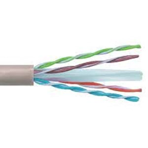 HCS H06 4PAİR 23 AWG CAT6 U/UTP 100 Ohm - FULL BAKIR 500mt NETWORK KABLOSU (GRİ)