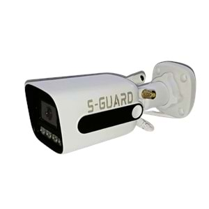 S-GUARD SG-124P AHDWS+ 2MP 4mm 4-WARMLED H265 30-40mt IR BULLET AHD KAMERA (Plastik Kasa)