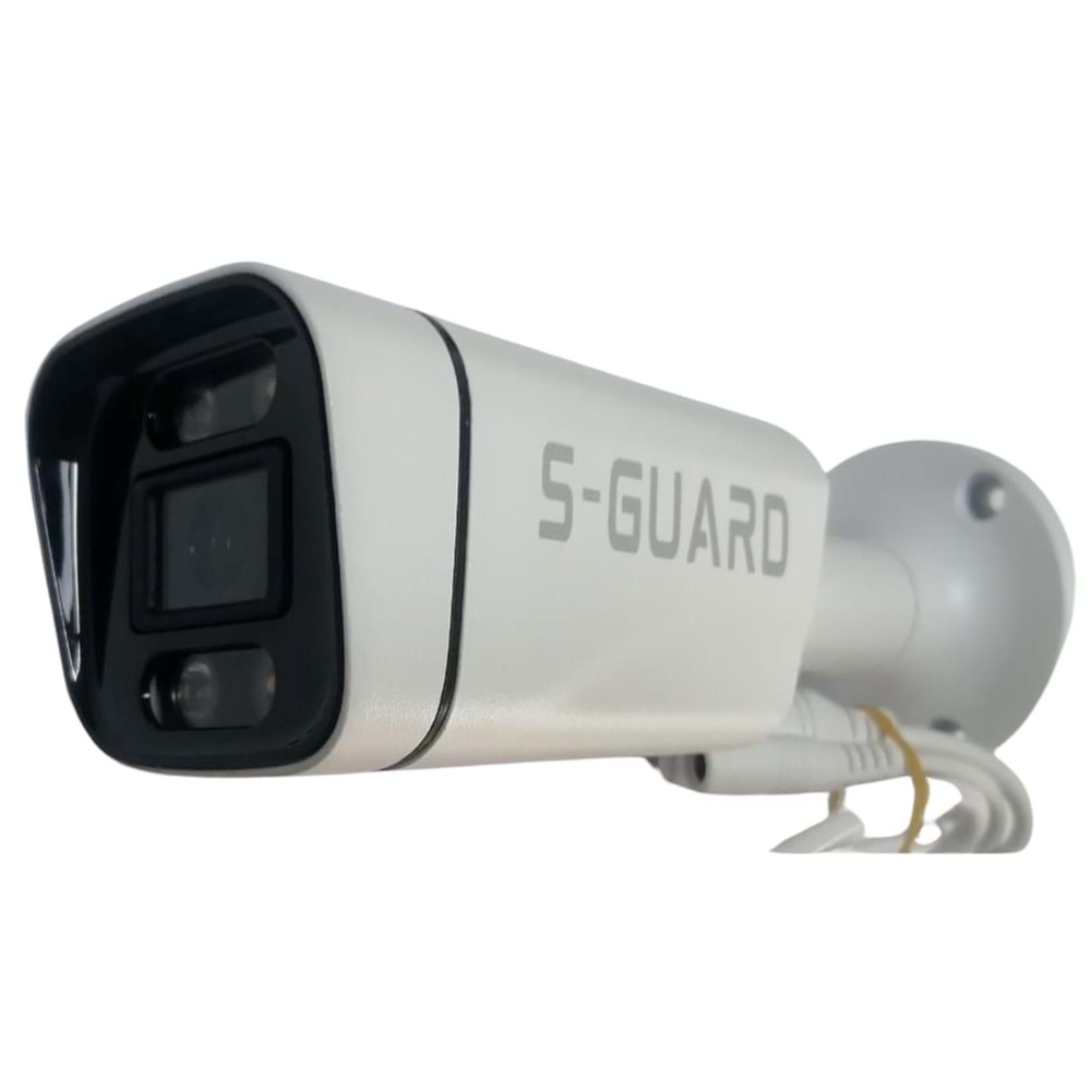 S-GUARD SG-123M IPCWS+ 4MP 4mm Starlight H265+ 30-40mt IR BULLET IP KAMERA (METAL Kasa)