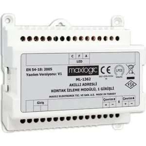 MAXLOGIC ML-1362 AKILLI ADRESLİ SİSTEM KONTAK İZLEME MODÜLÜ