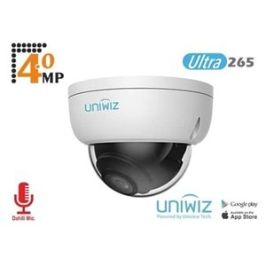 UNIWIZ IPC-D314-APKZ 4MP 2.8-12mm MOTORİZE LENSLİ IR DOME IP KAMERA