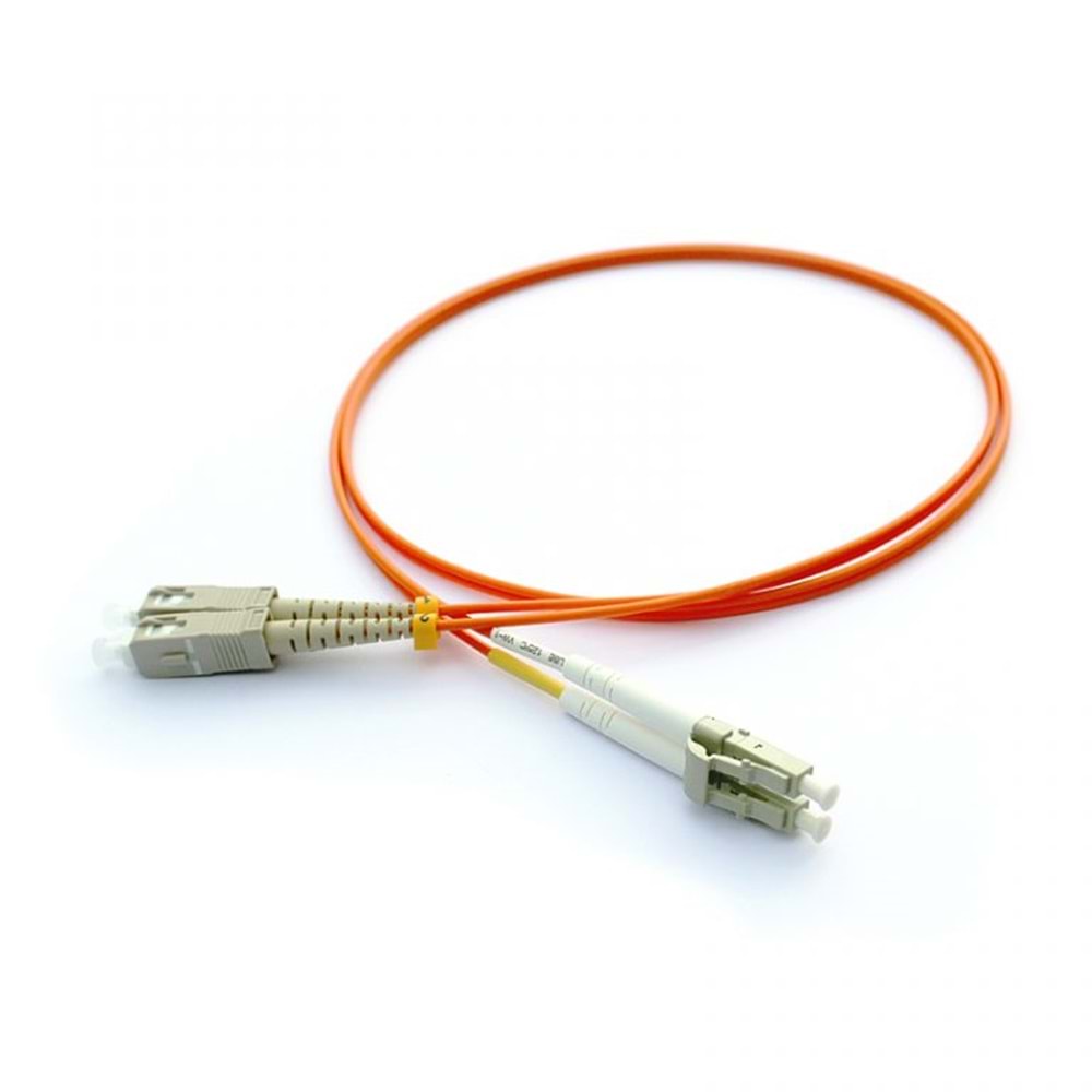 LC/UPC-SC/UPC OM2 50/125 DX PATCHCORD 2mm LSZH 1M