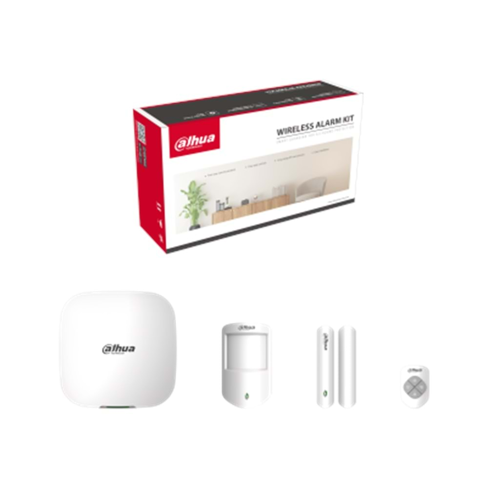 DAHUA DHI-ART-ARC3000H-03-W2(868) WIRELESS ALARM KİT (1 MK 1 PIR 1 KUMANDA 1 PANEL)