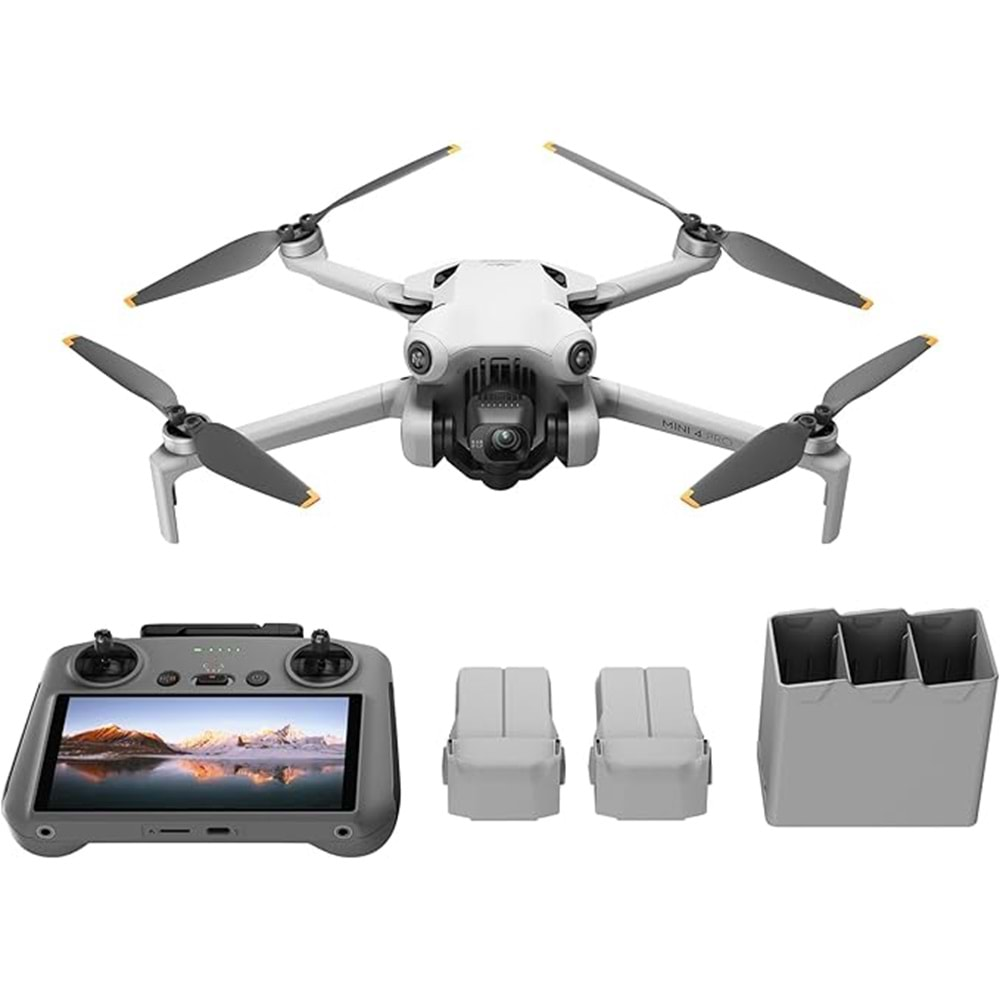 DJI MINI 4 PRO FLY MORE COMBO PLUS (DJI RC 2 EKRANLI KUMANDALI)