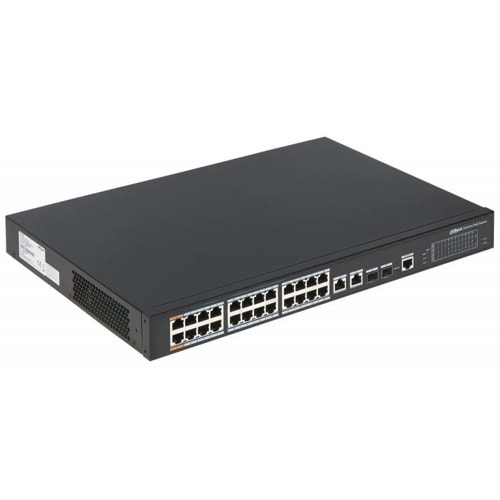 DAHUA PFS4428-24GT-370 24 PORT PoE Gigabit 4x1000 BASE-X L2 YÖNETİLEBİLİR SWITCH