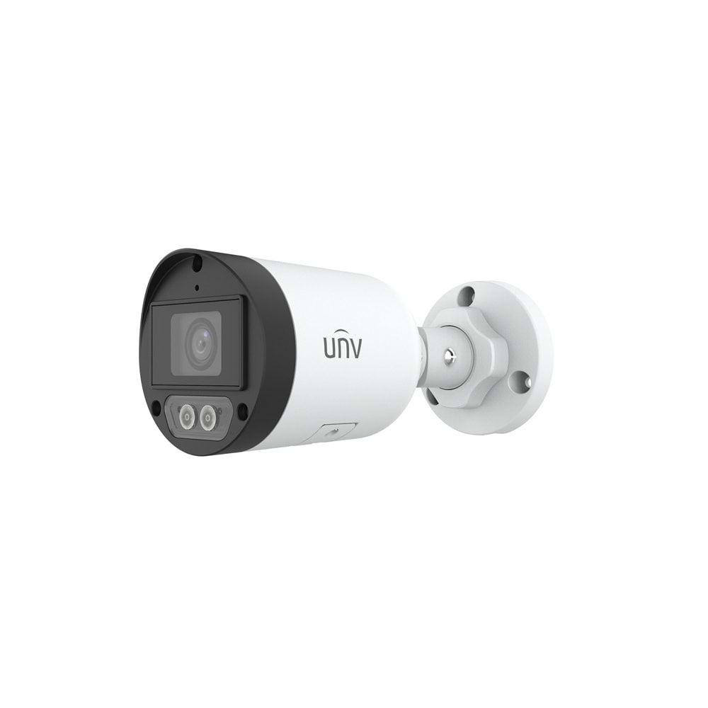 UNV IPC2122LB-AF28K-WL 2 MP IP 2.8mm SABİT LENS H.265+ COLORHUNTER BULLET GÜVENLİK KAMERASI