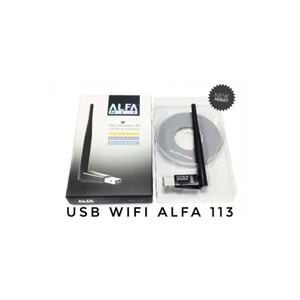 ALFANET W113 USB ANTENNA WİRELESS ADAPTÖR