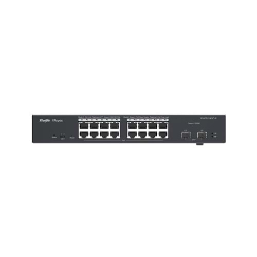 RUIJIE REYEE RG-ES218GC-P 16 PORT GIGABIT +2XGB SFP UPLINK CLOUD YÖNETİLEBİLİR 240W POE SWITCH