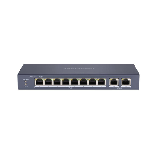 HIKVISION SWITCH POE 10/100 STANDART 8 PORT DS-3E0310P-E/M