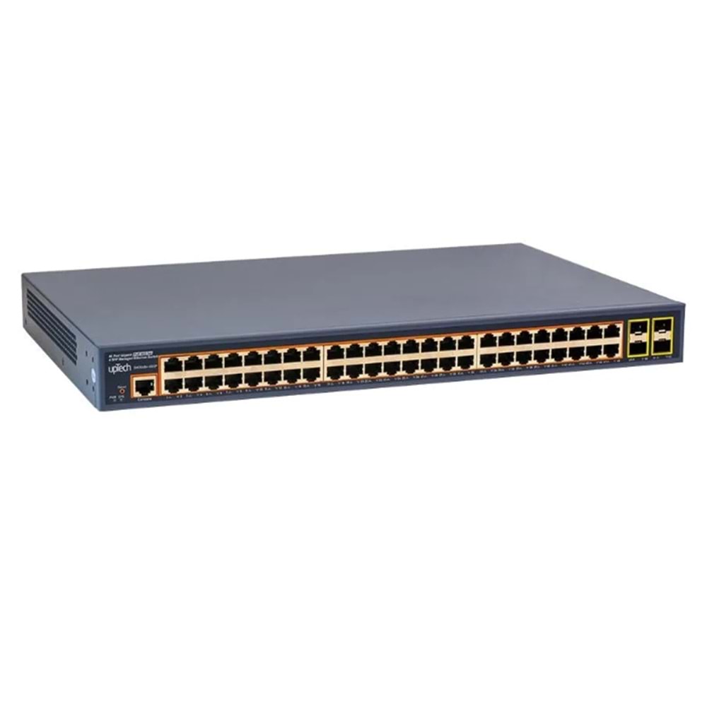 UPTECH SW 20484-GGSP LAYER2+ 24 PORT GİGABİT POE+10/100/1000 MBPS 4 PORT GİGABİT COMBO SFP MANAGED ETHERNEET SWİTCH