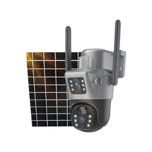 APRONX APX-WSP540 6MP 3.6mm 4G SOLAR ÇİFT KAMERA