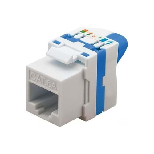 S-GUARD CAT6 180 DERECE KEYSTONE JACK BEYAZ ECO SERİ