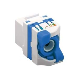 S-GUARD CAT6 180 DERECE KEYSTONE JACK BEYAZ ECO SERİ