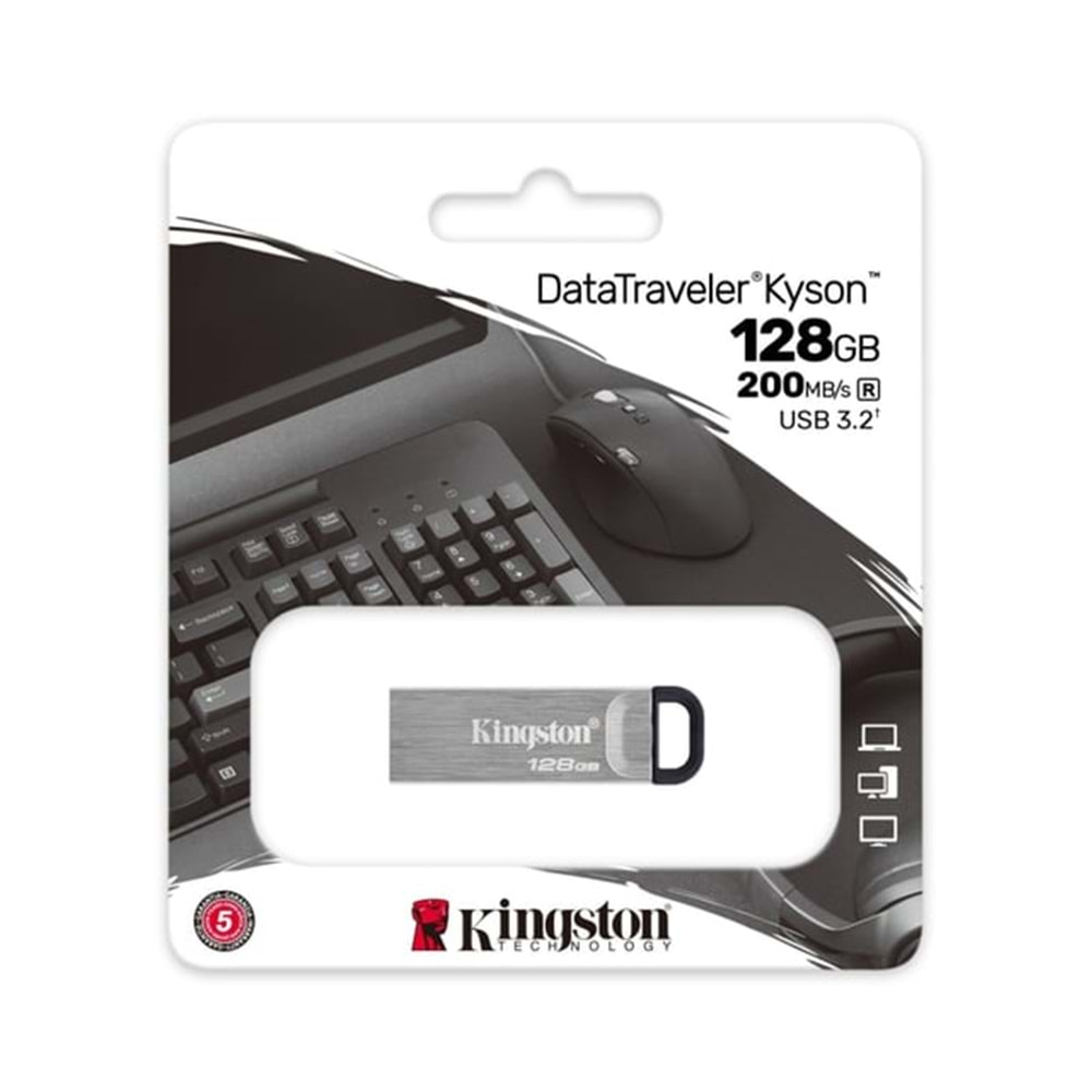 KİNGSTON 128GB DATATRAVELER KYSON USB FLASH BELLEK