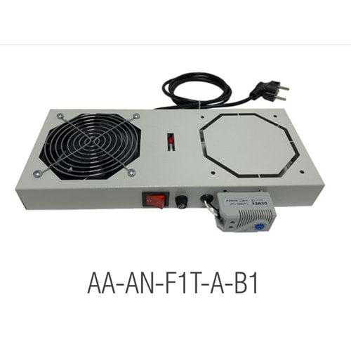 AGER DUVAR TİPİ TERMOSTATLI TEKLİ FAN MODÜLÜ (7035 BEYAZ)