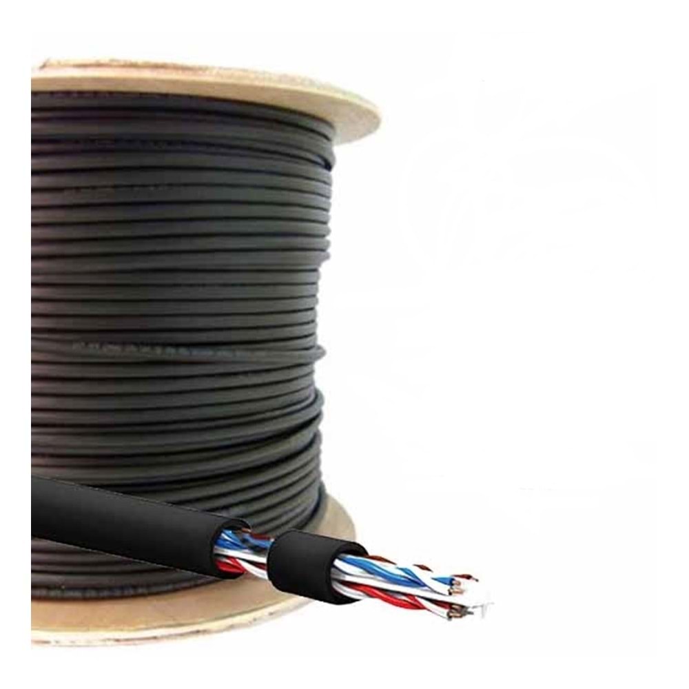 ARMAĞAN CAT6 U/UTP 23AWG FULL BAKIR LSZH POLIETILEN NETWORK KABLO (1 METRE)