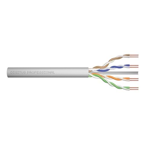 DIGITUS DK-1613-VH-5-GR 500M Cat6 U-Utp KABLO 250MHZ AWG23/1 Gri (METRE)