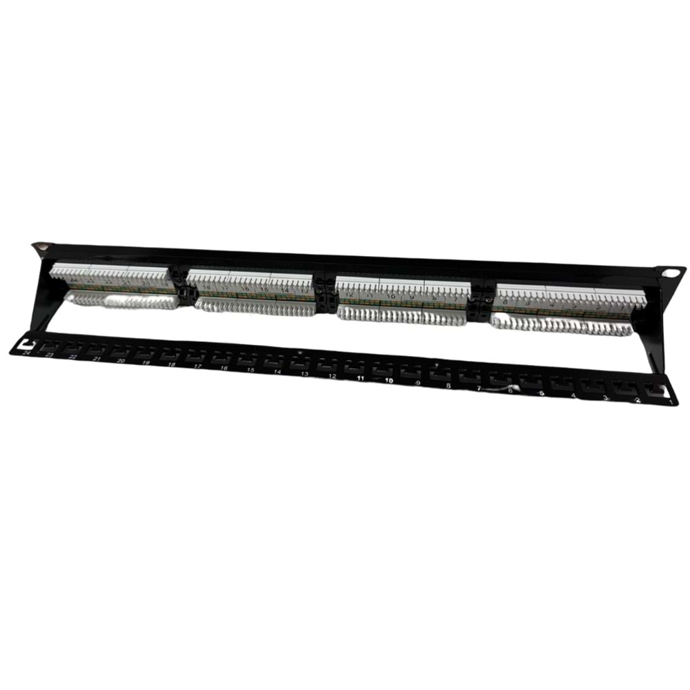 AGER AC-611-24E 1U 24 PORT CAT6 PATCH PANEL