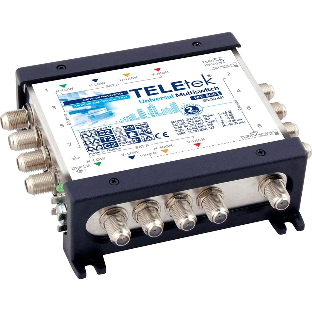 TELETEK MV-508 UNIVERSAL MULTISWITCH