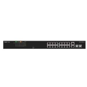 RUIJIE REYEE RG-ES118FGS-LP 18 PORTLU, 10/100 FAST ETHERNET, SWİTCH, 2 GİGABİT COMBO, 16 PORT POE+ (120W)