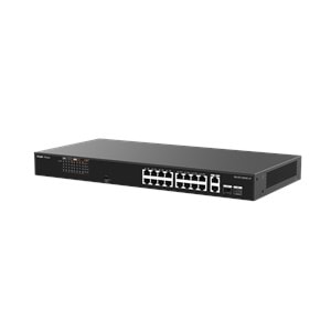 RUIJIE REYEE RG-ES118FGS-LP 18 PORTLU, 10/100 FAST ETHERNET, SWİTCH, 2 GİGABİT COMBO, 16 PORT POE+ (120W)