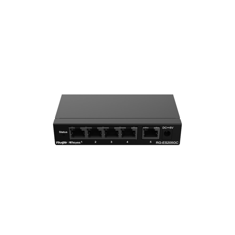 RUIJIE REYEE RG-ES205GC 5 PORT, 10/100/1000 GİGABİT, YÖNETİLEBİLİR SWİTCH