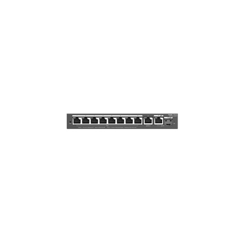 RUIJIE REYEE RG-ES210GS-P 10 PORT, 10/100/1000 GİGABİT YÖNETİLEB0İLİR SWİTCH, 1 GİGABİT UPLİNK, 1 GİGABİT COMBO, 8 PORT POE+ (120W)