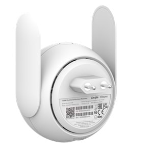 RUIJIE REYEE RG-EW1200R PRİZ TİPİ Wİ-Fİ EXTENDER - DUAL-BAND, 867MBPS at 5GHz + 300MBPS at 2.4GHz, 1 FAST-ETHERNET PORT