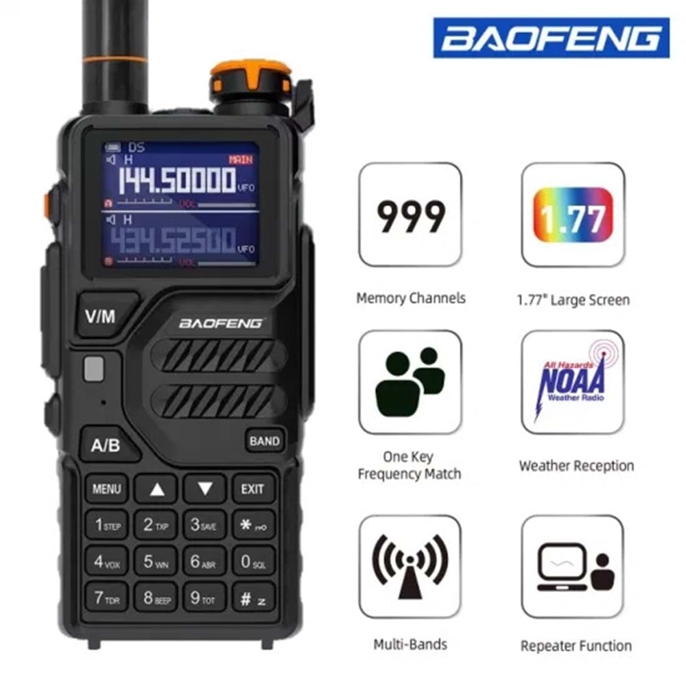 BAOFENG BF-K5 DUAL BANT EL TELSİZİ