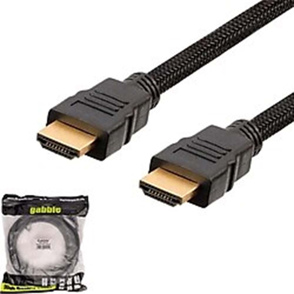 GABBLE 5mt BLİSTERLİ HDMI KABLO