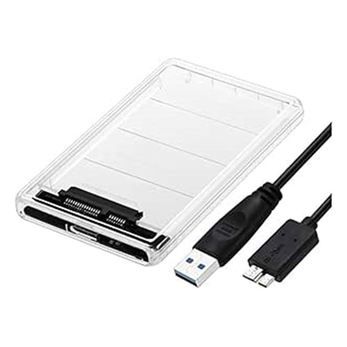 GABBLE GAB-HK244 USB 3.0 ŞEFFAF HARDDİSK KUTUSU 2.5