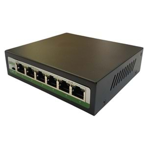 GABBLE GAB-P-42MM 100MBPS 4 PORT POE + 2 PORT 100MBPS UPLİNK POE SWİTCHES