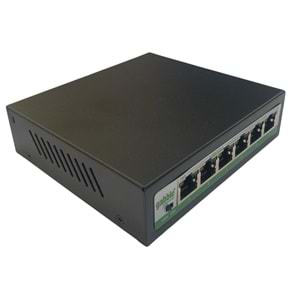 GABBLE GAB-P-42MM 100MBPS 4 PORT POE + 2 PORT 100MBPS UPLİNK POE SWİTCHES